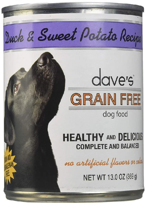 Dave's Grain Free Duck & Sweet Potato Canned Dog Food