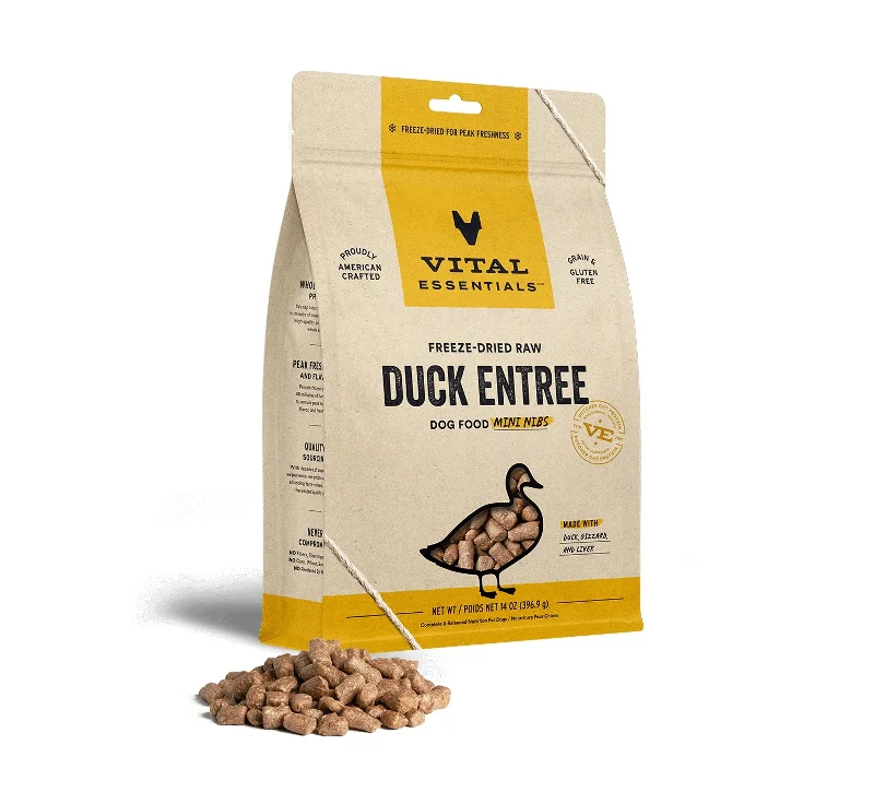 Vital Essentials® Freeze-Dried Raw Duck Entree Dog Food Mini Nibs, 14 oz