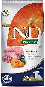 Farmina N&D Pumpkin Grain-Free Lamb, Pumpkin & Blueberry Puppy Mini Dog Food