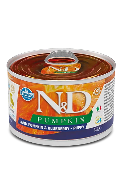 Farmina N&D Lamb, Pumpkin & Blueberry Puppy Mini Wet Dog Food