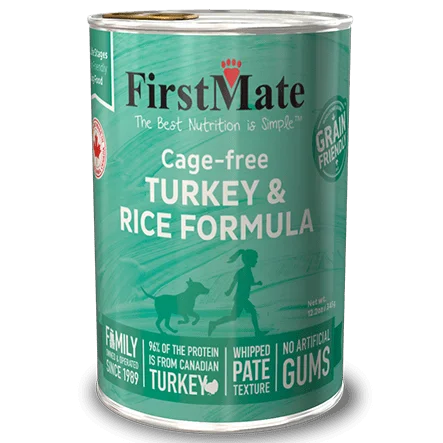 FirstMate Cage-free Turkey & Rice Formula Canned Dog Food