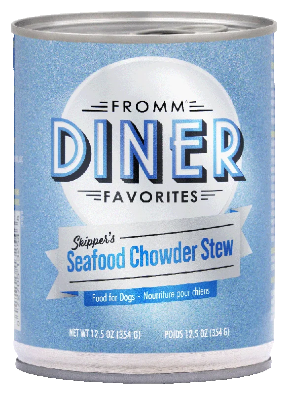 Fromm Diner Favorites Skipper’s Seafood Chowder Stew Dog Food