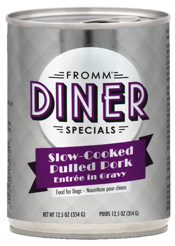 Fromm Diner Specials Slow-Cooked Pulled Pork Entrée in Gravy Dog Food