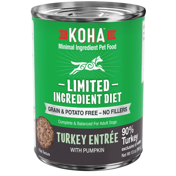 KOHA LID Turkey Entrée Canned Dog Food