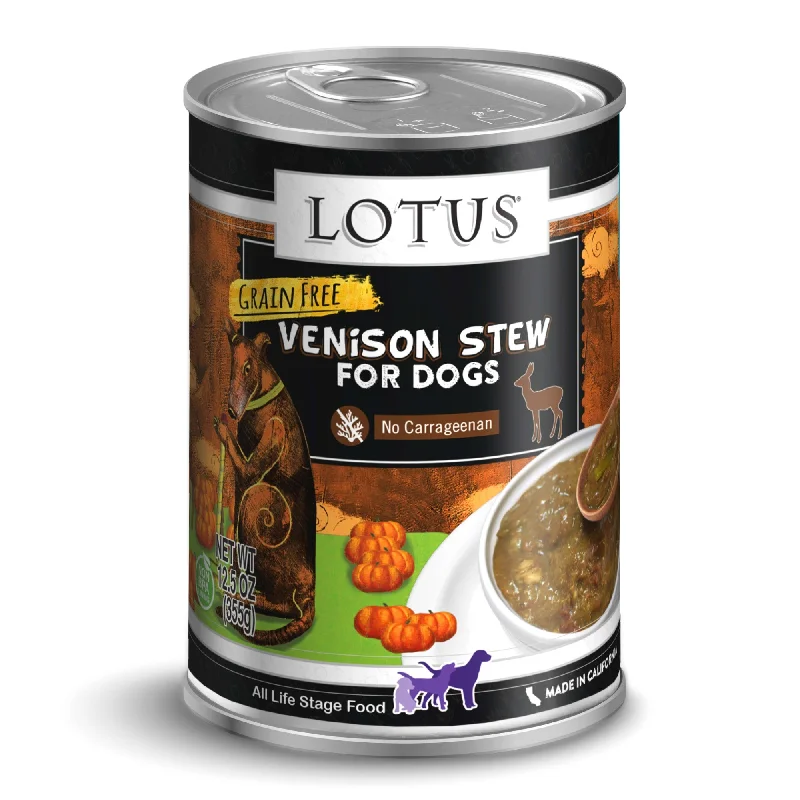 Lotus Dog Grain-Free Venison Stew Dog Food