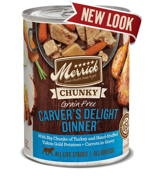 Merrick Chunky Carver's Delight Can Dog Food