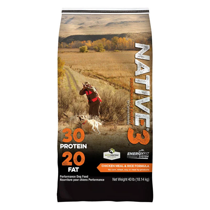 Native Performance Energy Dog Food Level 3