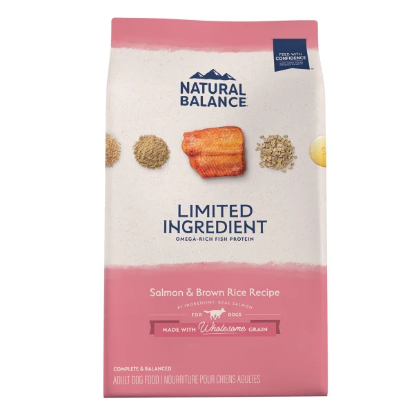 Natural Balance LID Salmon & Brown Rice Dog Food