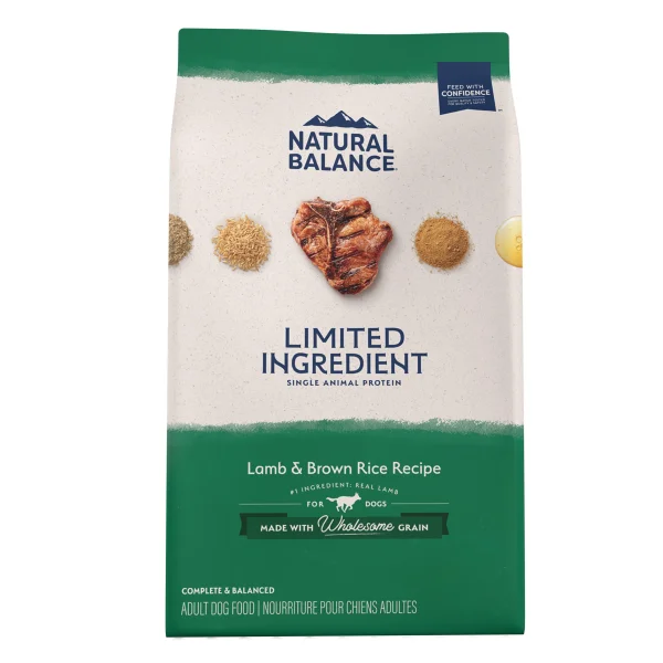 Natural Balance LID Lamb & Brown Rice Dog Food