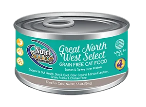 NutriSource Grain Free Great Northwest Select Canned Cat Food