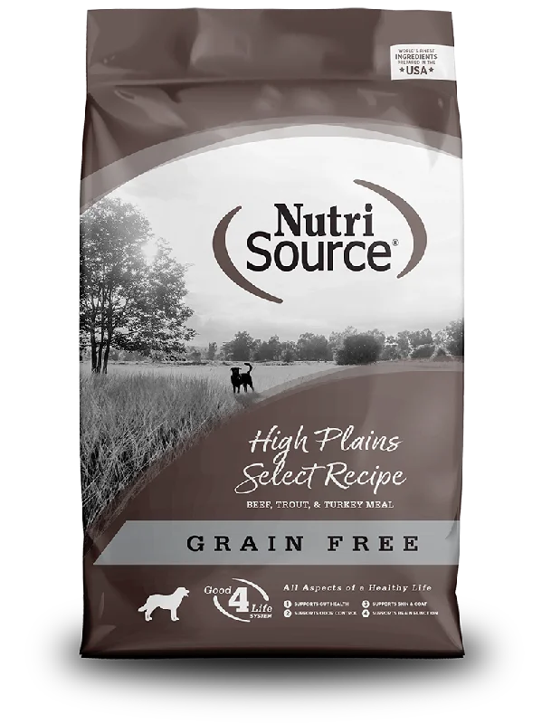 Nutrisource Grain Free High Plains Select Dog Food