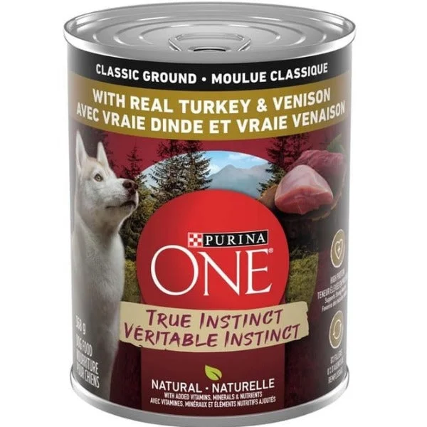 Purina ONE True Instinct with Turkey & Venison Canned Dog Food