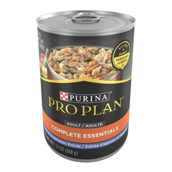 Purina Pro Plan Adult Lamb & Vegetables Entrée Slices in Gravy Canned Dog Food