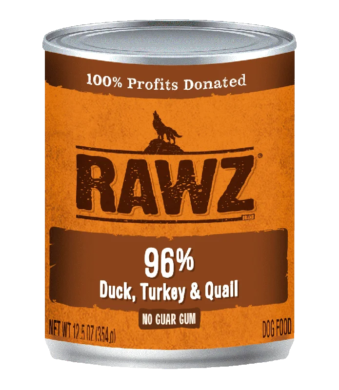 Rawz 96% Duck, Turkey & Quail Dog Food