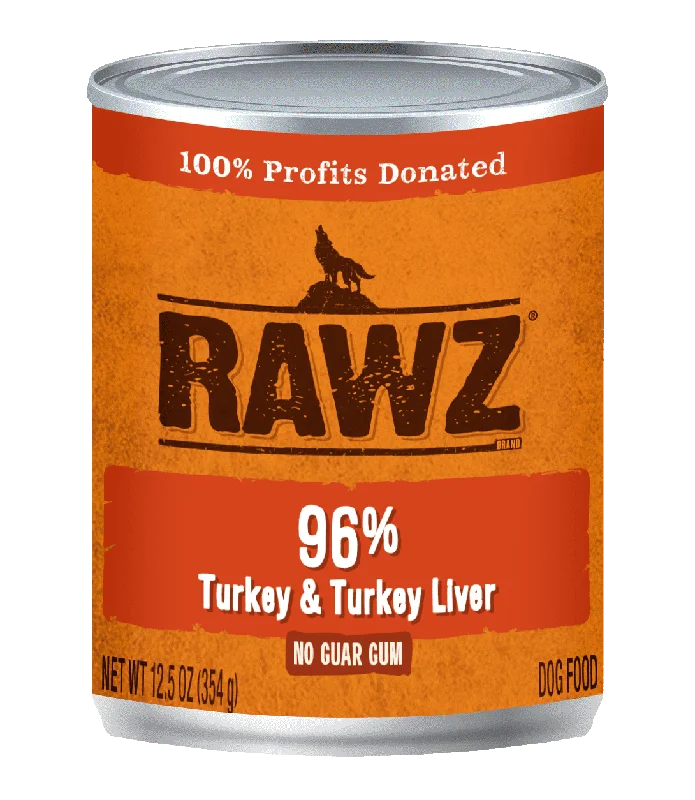 RAWZ® 96% Turkey & Turkey Liver Dog Food