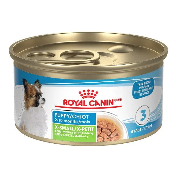 Royal Canin X-Small Puppy Thin Slices in Gravy Canned Dog Food, 85g