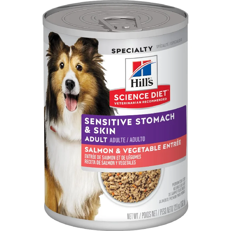 Hill's Science Diet Adult Sensitive Stomach & Skin Salmon & Vegetable Entrée dog food