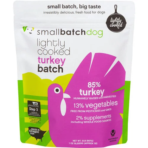 Smallbatch Lightly Cooked Turkeybatch Dog Food