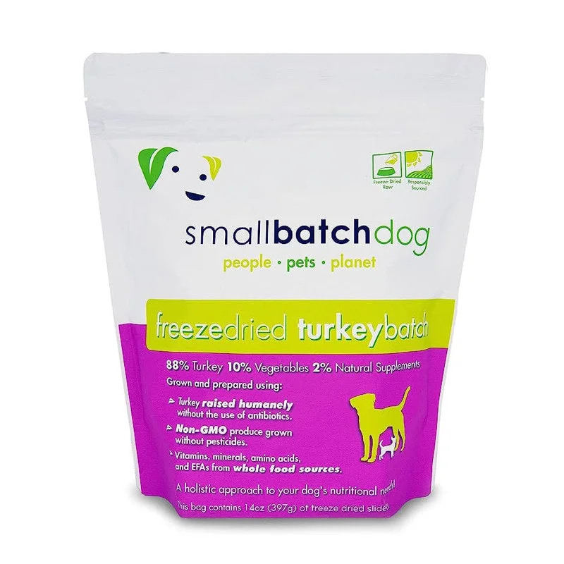 SmallBatch Turkey Sliders Freeze Dried Dog Food