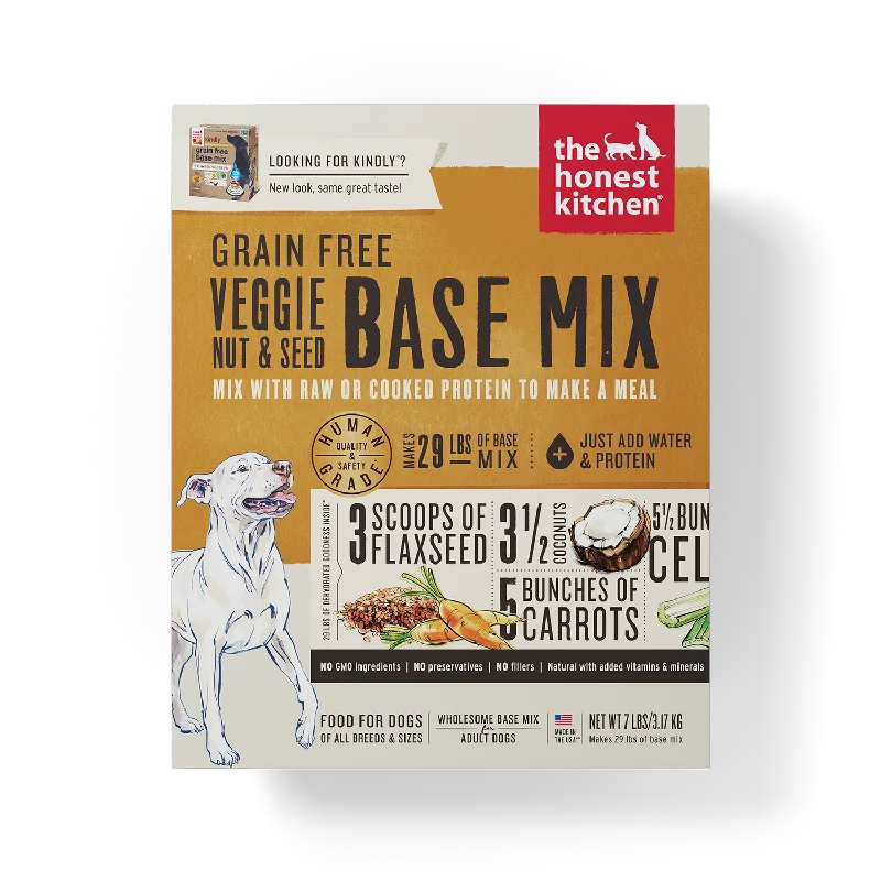 The Honest Kitchen Dehydrated Grain Free Veggie, Nut & Seed Base Mix Dog Food