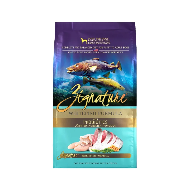 Zignature Grain Free Whitefish Dog Food