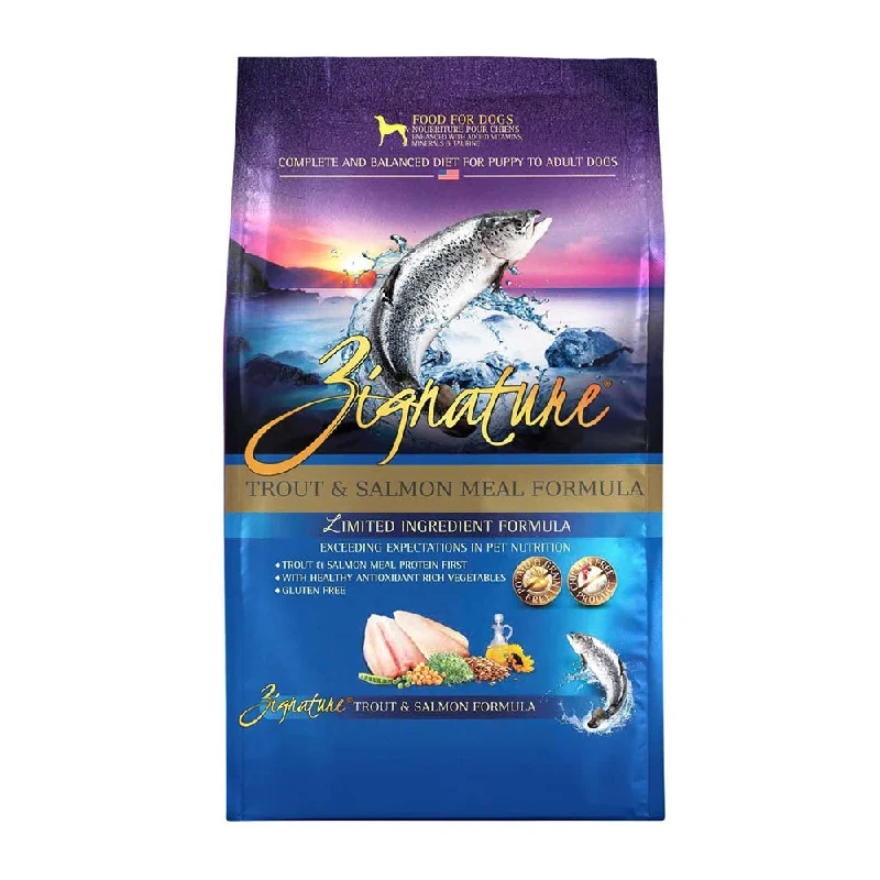 Zignature® Limited Ingredient Trout & Salmon Meal Formula Dog Food 4 Lbs