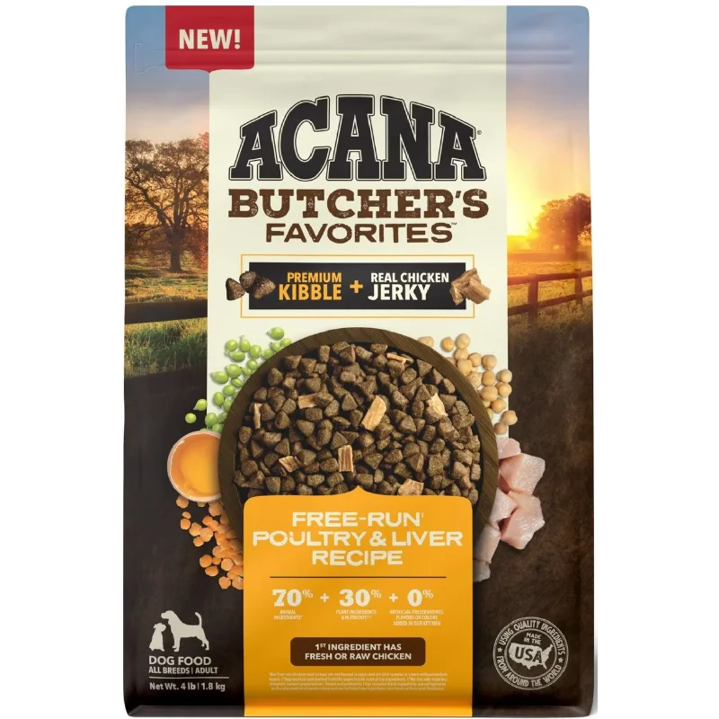 Acana Butcher's Favorites Free-Run Poultry & Liver Recipe Dry Dog Food