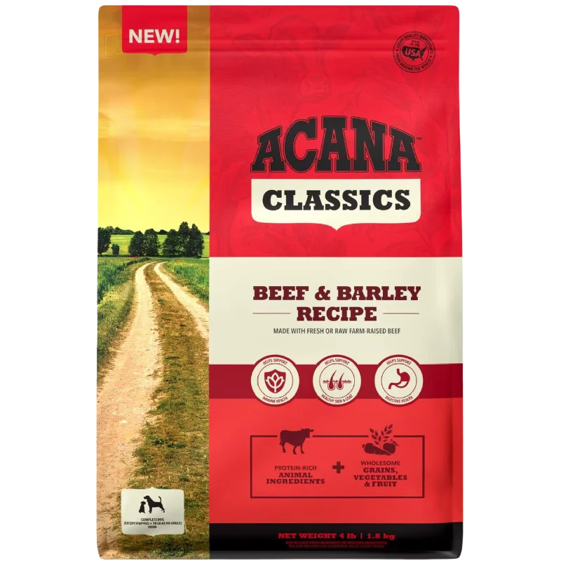 Acana Classics Beef & Barley Recipe Dry Dog Food