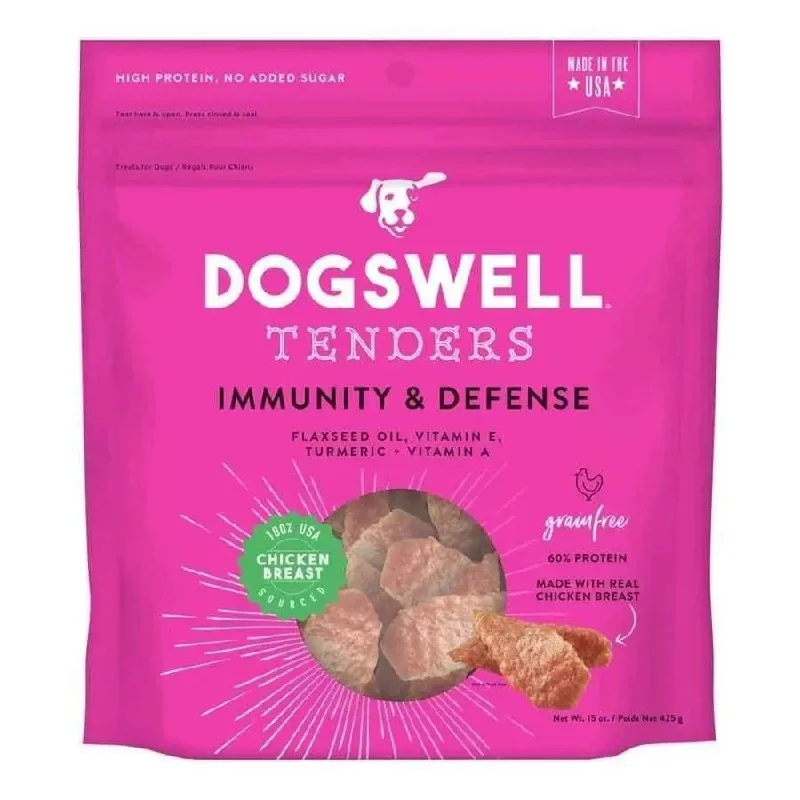 Dogswell Immunity & Defense Grain-free Chicken Tenders Dog Treat 15 oz