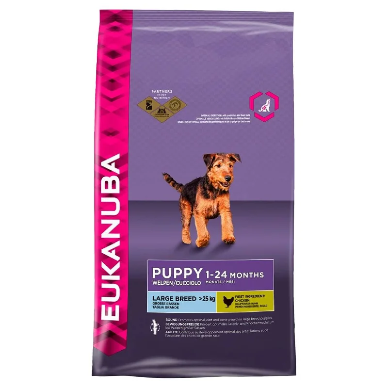 Eukanuba | Dry Dog Food | Puppy & Junior Large Breed | Chicken - 12kg