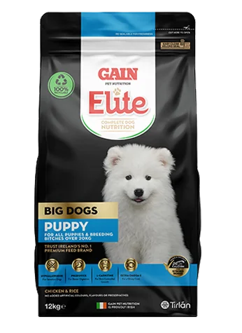 Gain Elite | Gluten Free Dry Big Dog Food | Puppy Large Breed | Chicken & Turkey