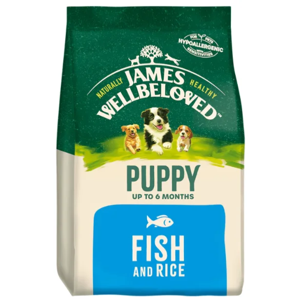 James Wellbeloved | Gluten Free Dry Dog Food | Puppy Fish & Rice - 2kg