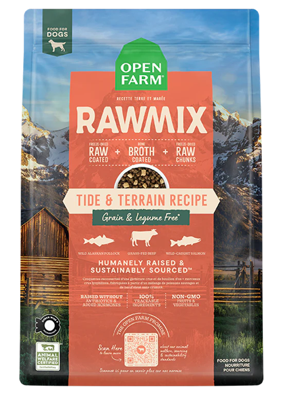 Open Farm Rawmix Tide & Terrain Recipe Grain & Legume Free Dry Dog Food