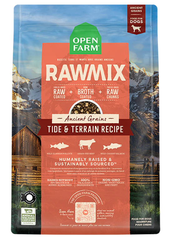 Open Farm Rawmix Tide & Terrain Recipe With Ancient Grains Dry Dog Food