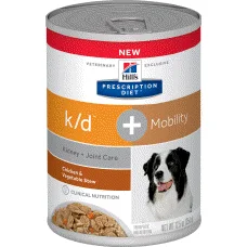 Hill's Prescription Diet k/d + Mobility Chicken & Vegetable Stew 10853 Wet Dog Food