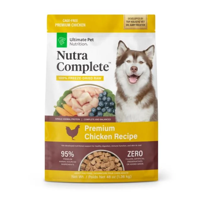 Ultimate Pet Nutrition Nutra Complete 95% Chicken Freeze-Dried Dog Food