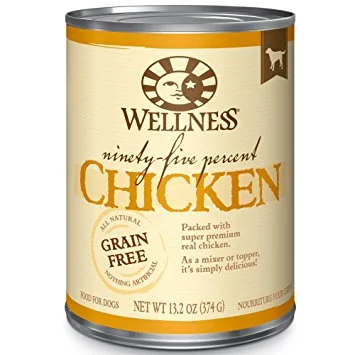 Wellness Natural Grain Free 95% Chicken Recipe Adult Wet Dog Food