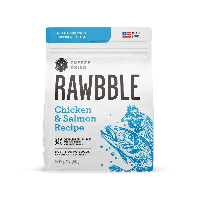 Bixbi RAWBBLE® Freeze-Dried Dog Food Chicken & Salmon Recipe